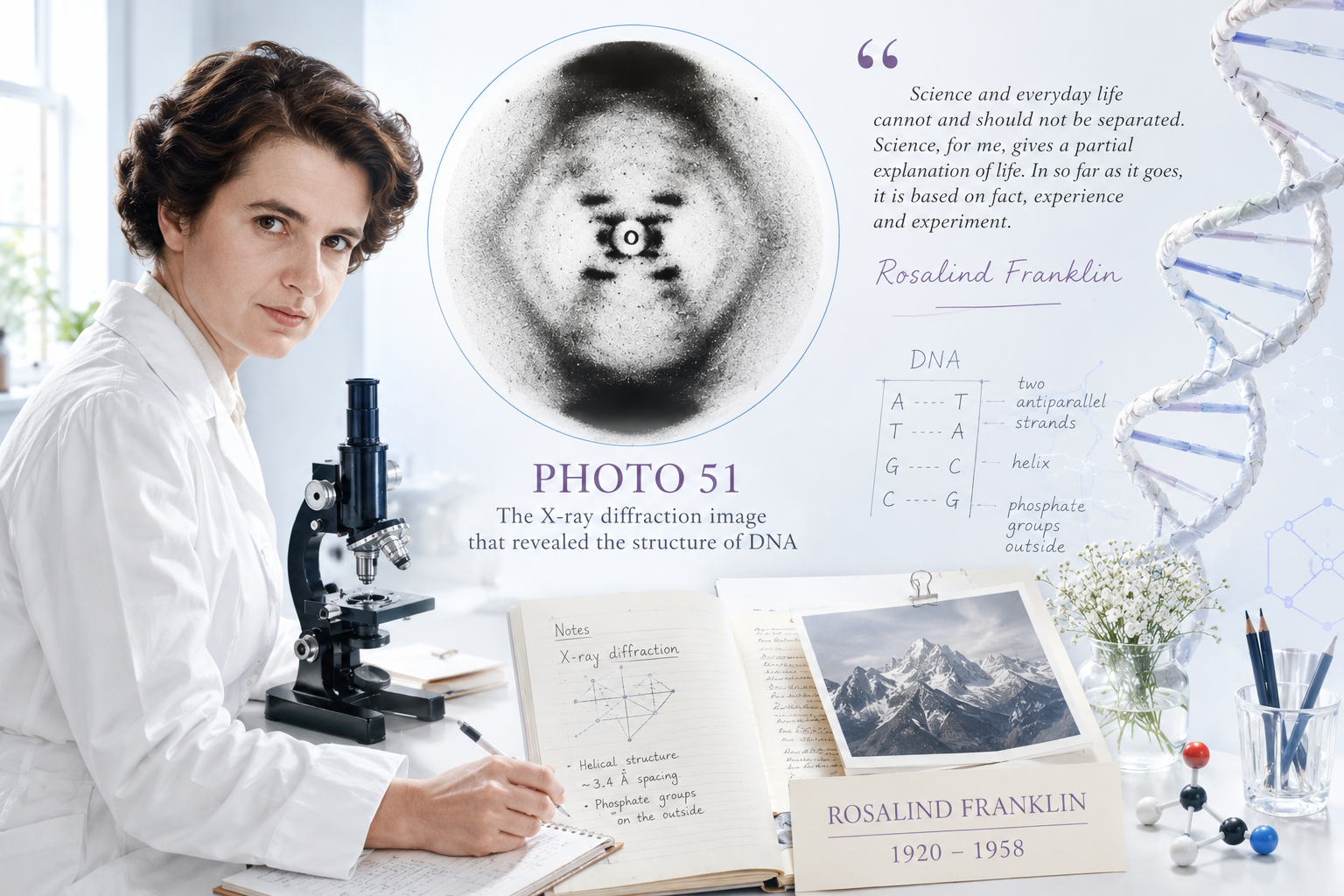 Rosalind Franklin and the Photograph That Changed Biology