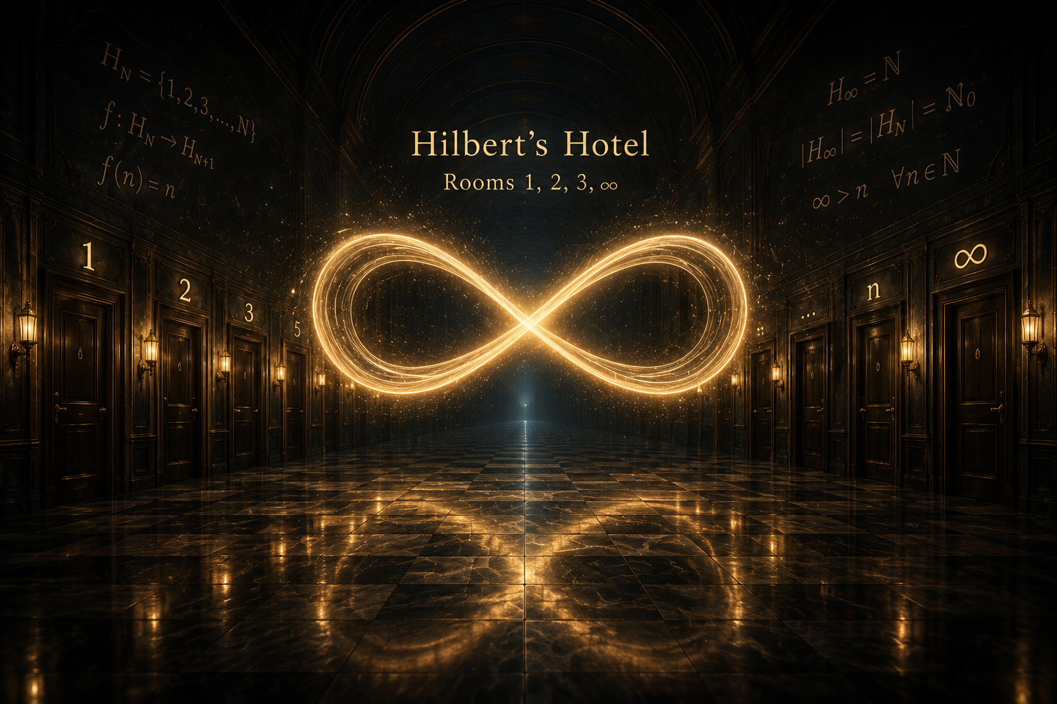 The Hotel with Infinite Rooms — Hilbert's Most Beautiful Paradox